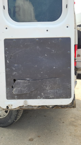 Ford door liner destroyed